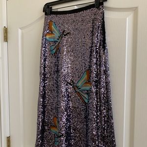 H&M Women’s Sequin Dragonfly Skirt